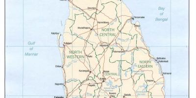 سری لنکا کے gps کے نقشے آن لائن