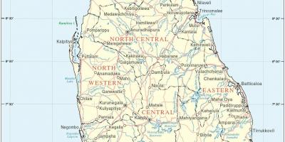 سری لنکا کے نقشے ایچ ڈی
